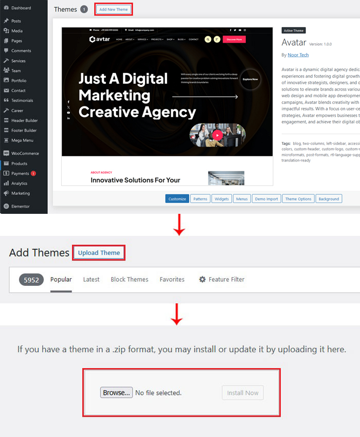 WordPress Installation