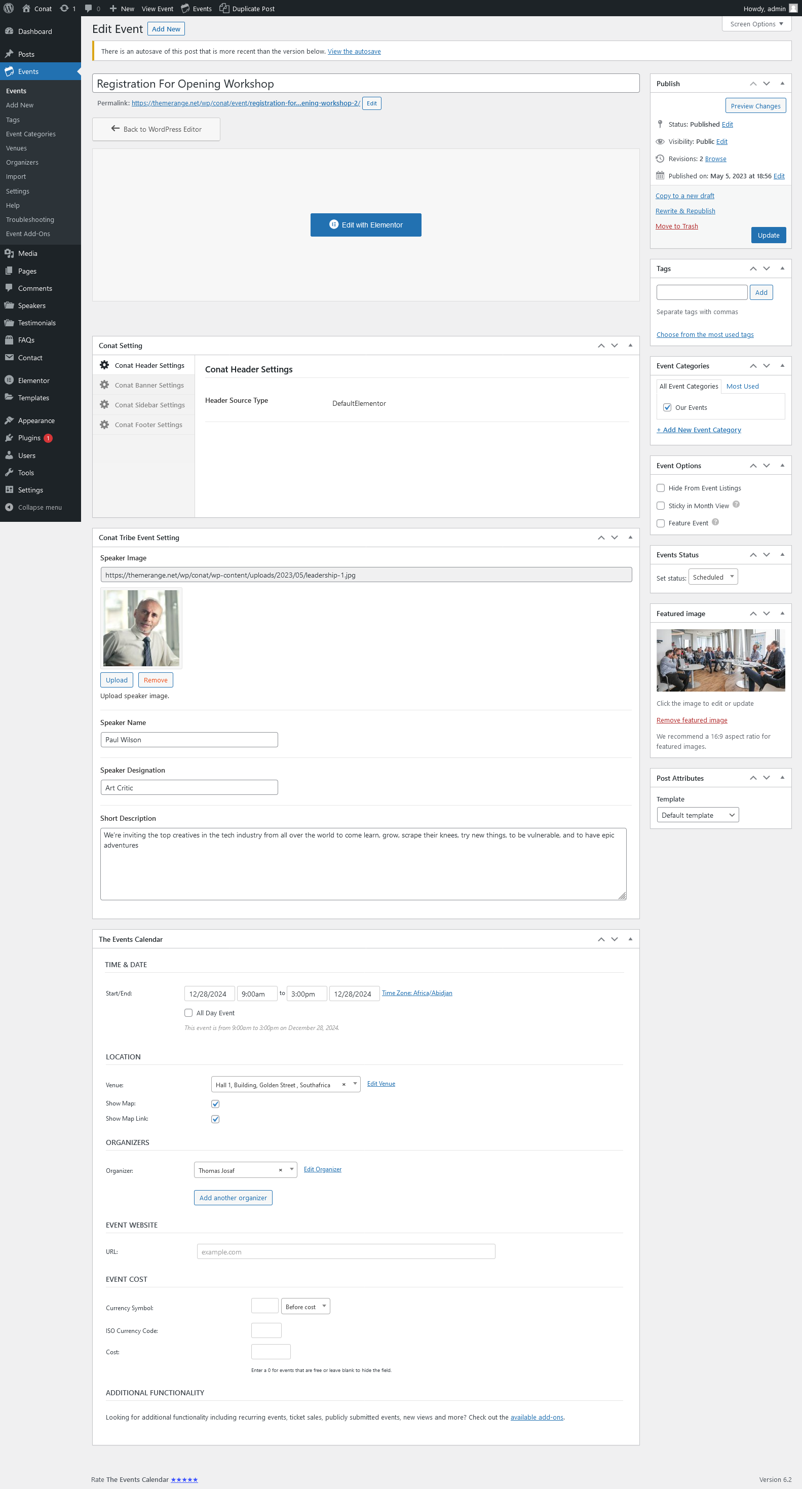 CPT - Elementor Active